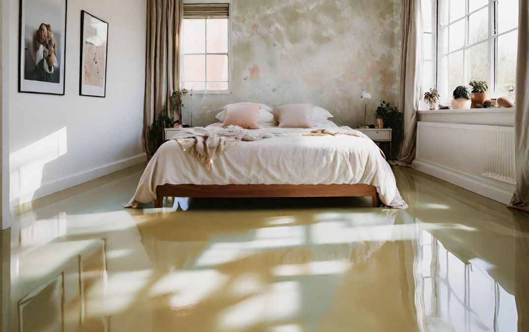 Epoxy discount resin bed