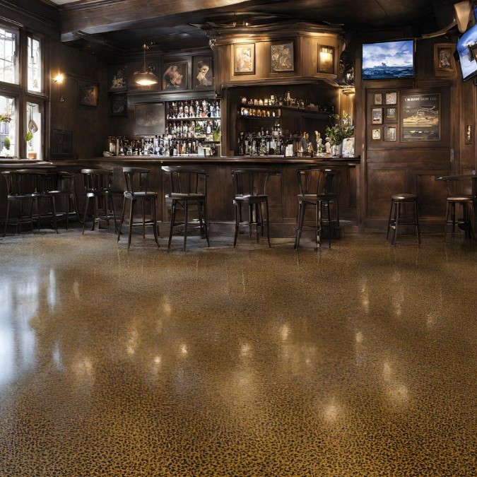 epoxy resin floor for a pub in Swindon