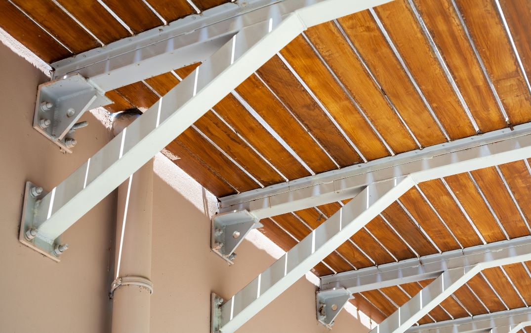 Steel metal joists for flooring